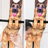 Funny German Shepherd Puppy Dog Hand Towels for Bathroom Kitchen